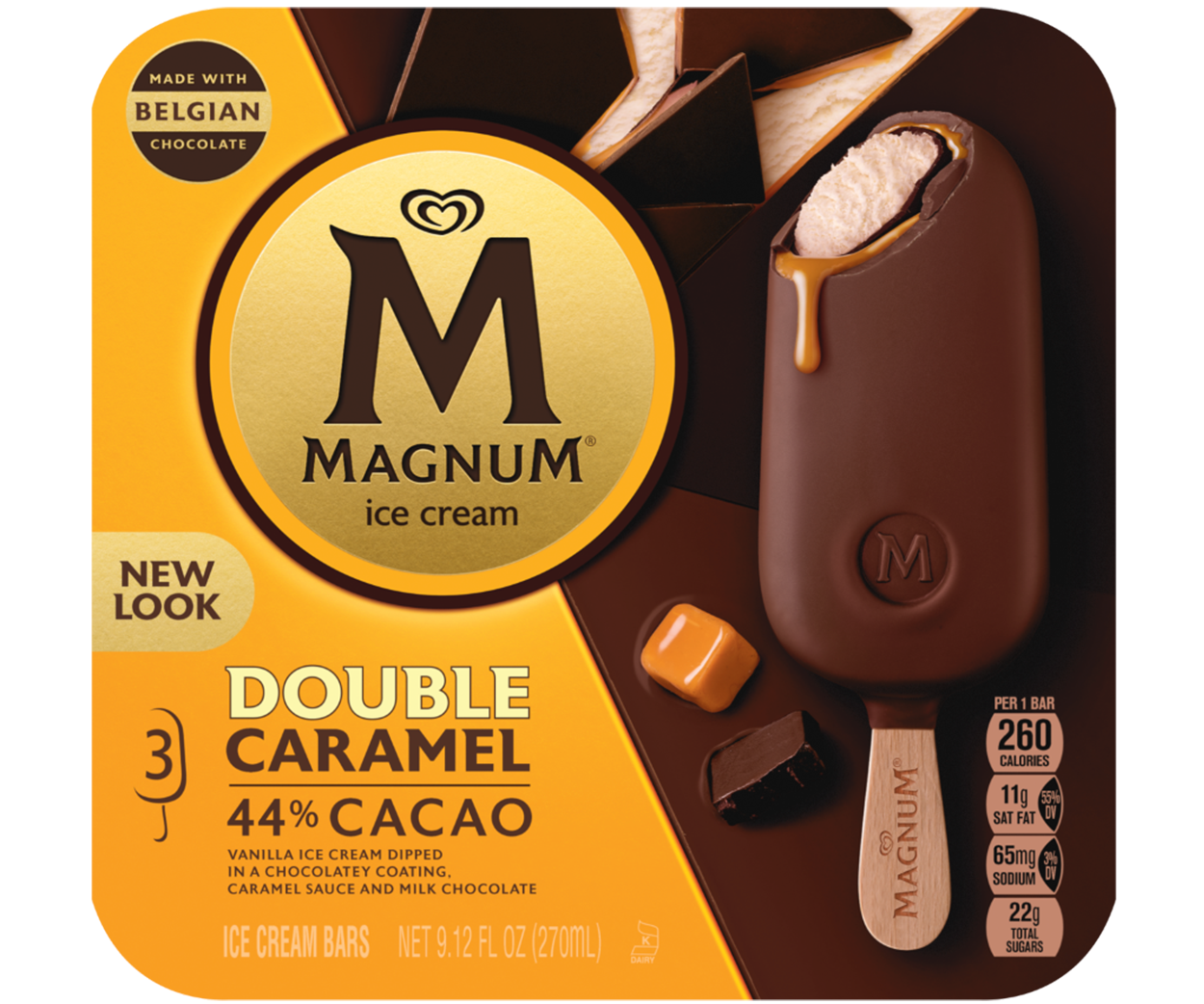 magnum double caramel bars from wholesale distributor transcold distribution