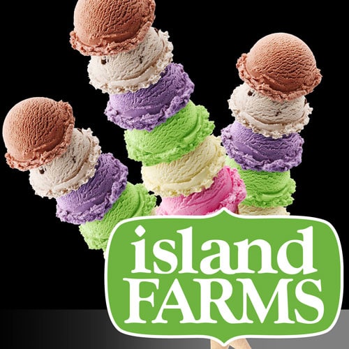 Island Farms Ice Cream Scooping Tubs