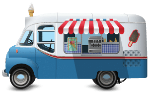 mobile vending ice cream truck