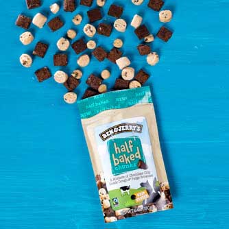 Ben & Jerry's Half Baked Snackables in Washinton, Oregon & California