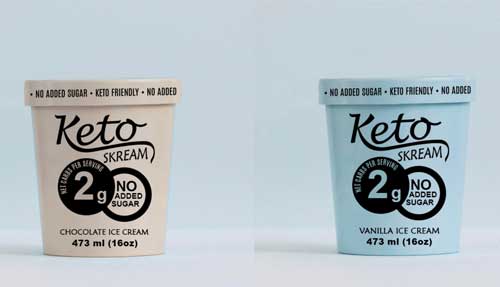 Keto Skream ketogenic ice cream distribution in Canada