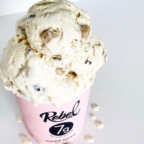 Rebel Ice Cream (Keto friendly) distribution in Western USA