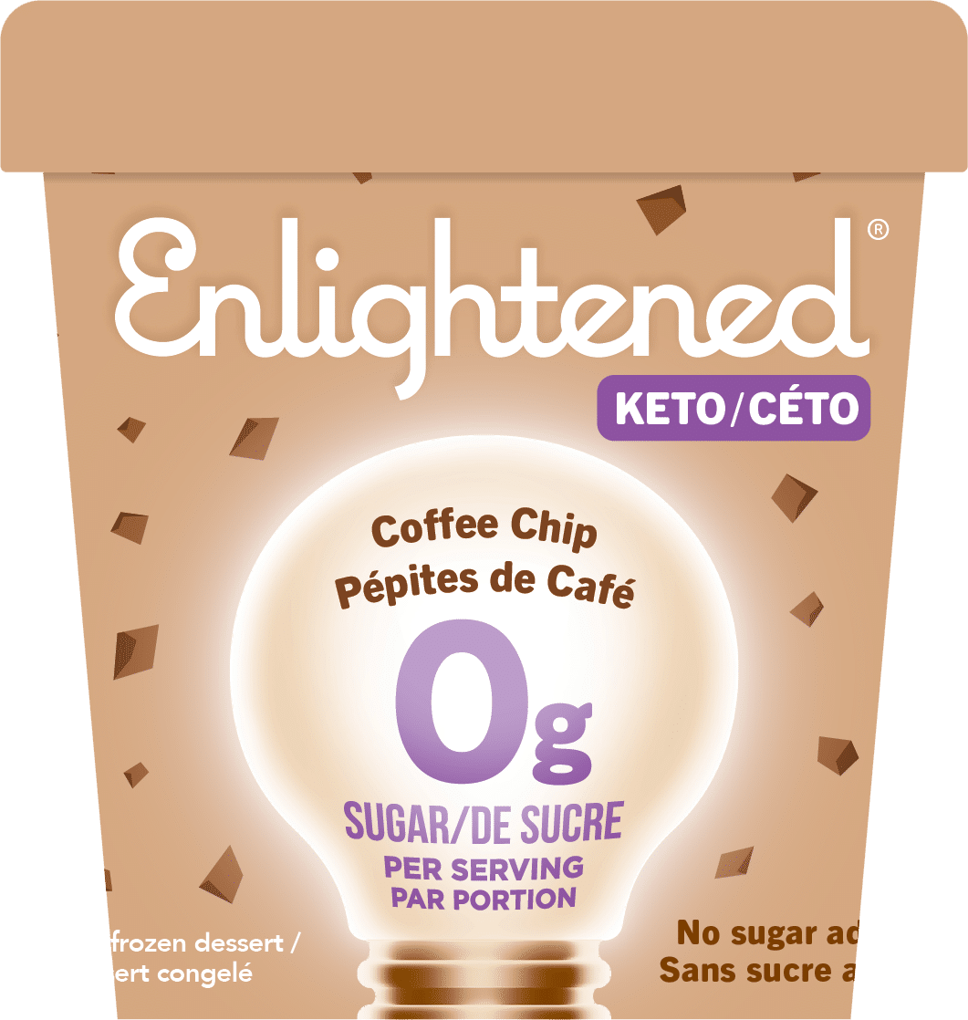 Enlightened Coffee Chip Keto Ice Cream