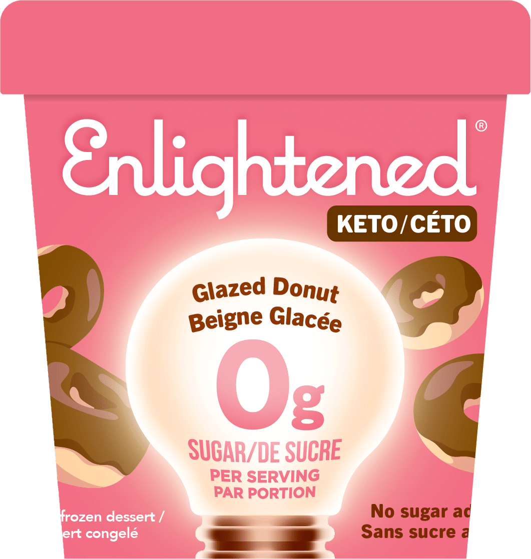 Enlightened Glazed Donut Keto Collection Ice Cream