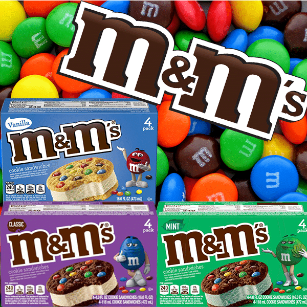 M&M icecream sandwich