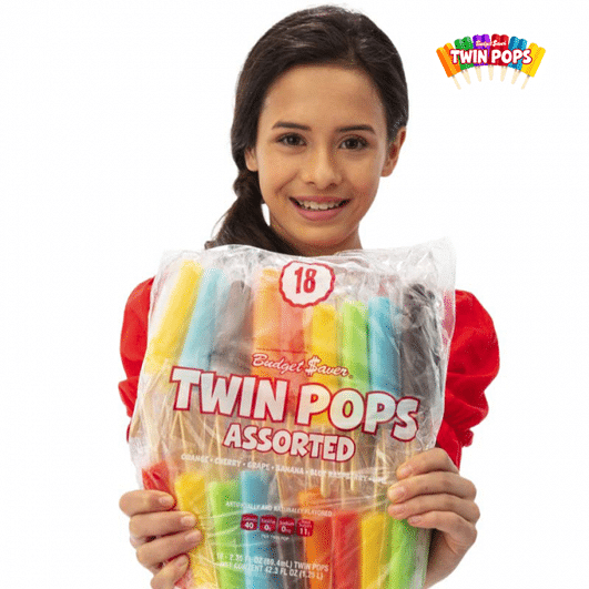 Twin Pops Assorted Rainbow Flavors