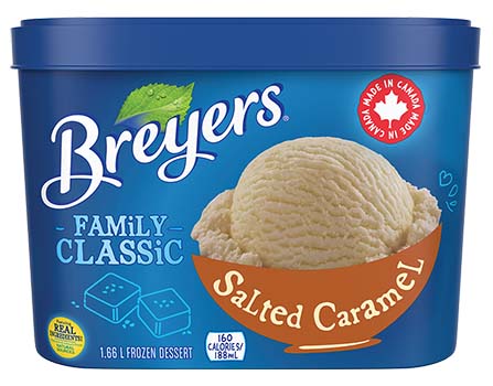 breyers salted caramel icecream wholesale supplier distributor from transcold distribution