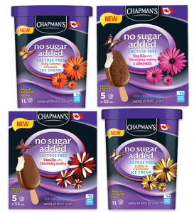 chapmans no sugar added icecream from wholesale distributor transcold distribution