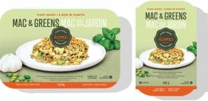 komo vegan mac and greens plant based mac and cheese from wholesale distribtutor transcold distribution
