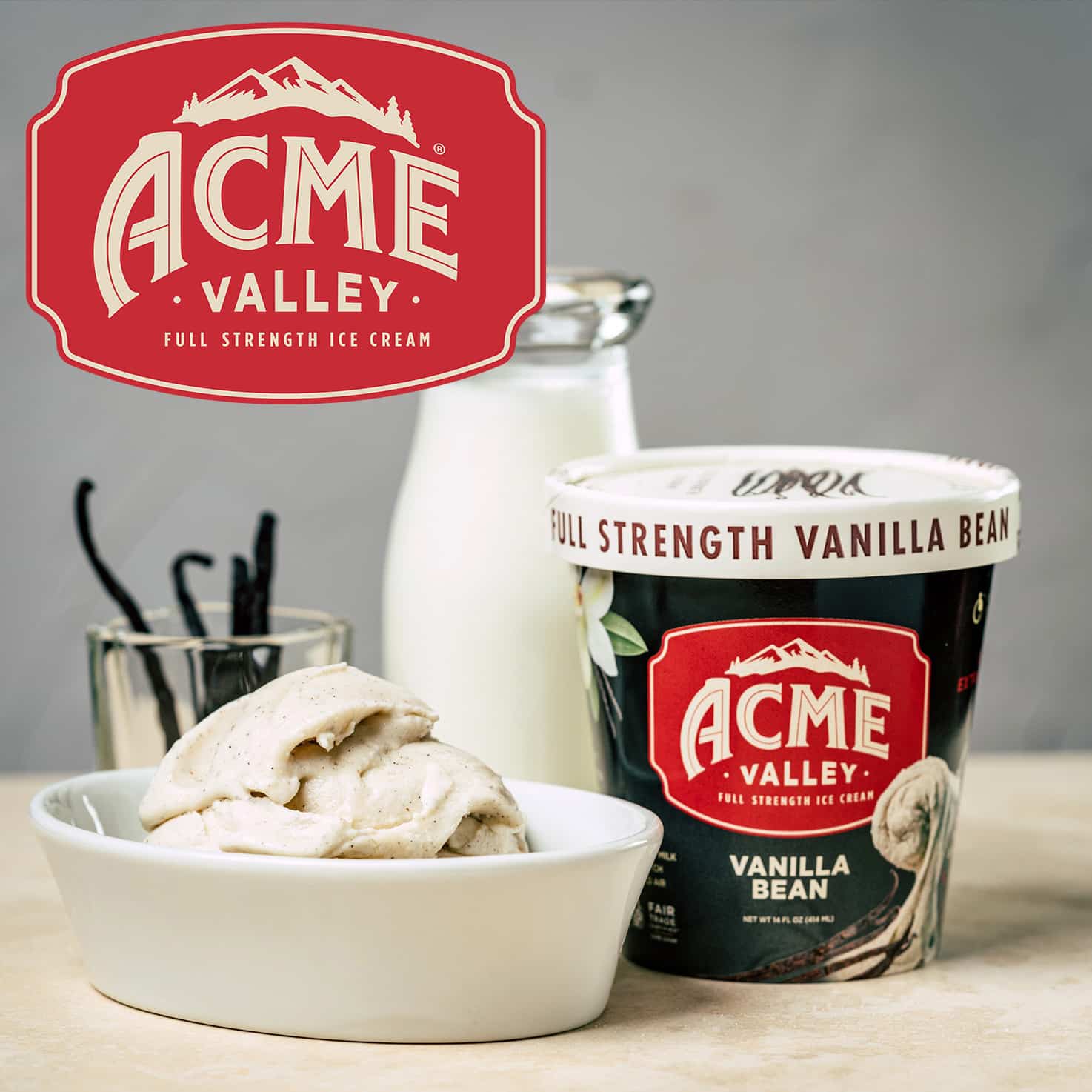acme ice cream pints from wholesale distributor transcold distribution