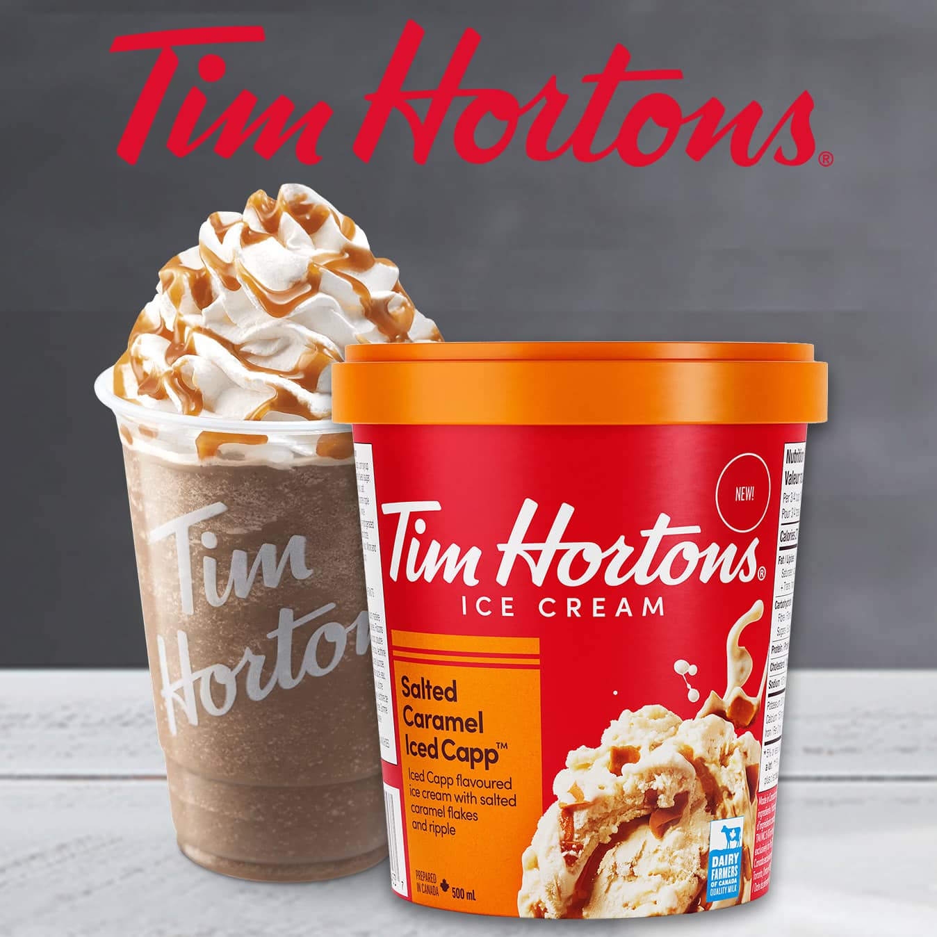 tim hortons ice cream from transcold distribution