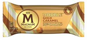 Magnum double gold caramel impulse bar from transcold distribution