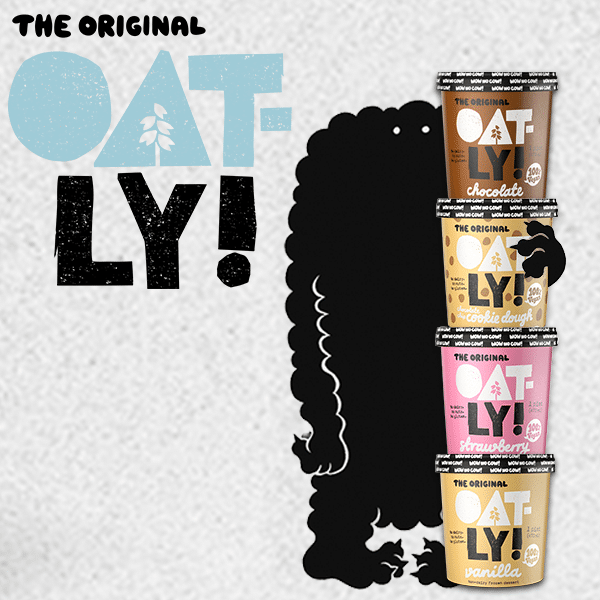 Oatly vegan icecream made from oats from transcold distribution