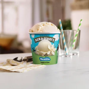 ben and jerrys new vanilla ice cream pint from wholesale distributor transcold distribution