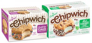 chipwich new flavors mint chocolate chip and birthday cake ice cream sandwich from wholesale distributor transcold distribution usa pnw wa or