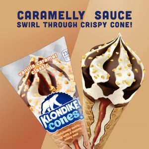 klondike vanilla caramel out of home cones from wholesale distributor transcold distribution