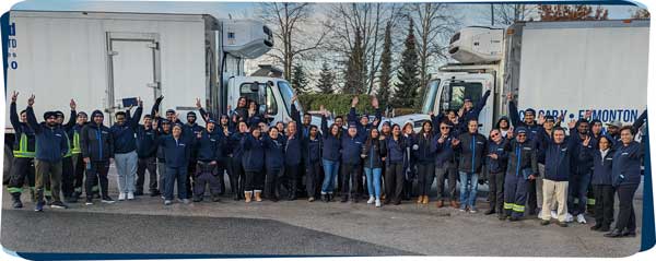 Vancouver team celebrating TransCold 20th anniversary