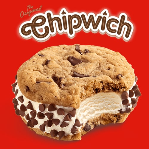 Chipwich ice cream cookie sandwich
