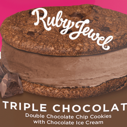Ruby Jewel Triple Chocolate Ice Cream Sandwich